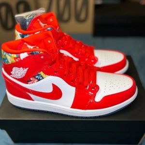 Air jordan 1 mid se Barcelona sweater